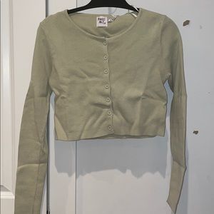 Princess poly sage green cardigan